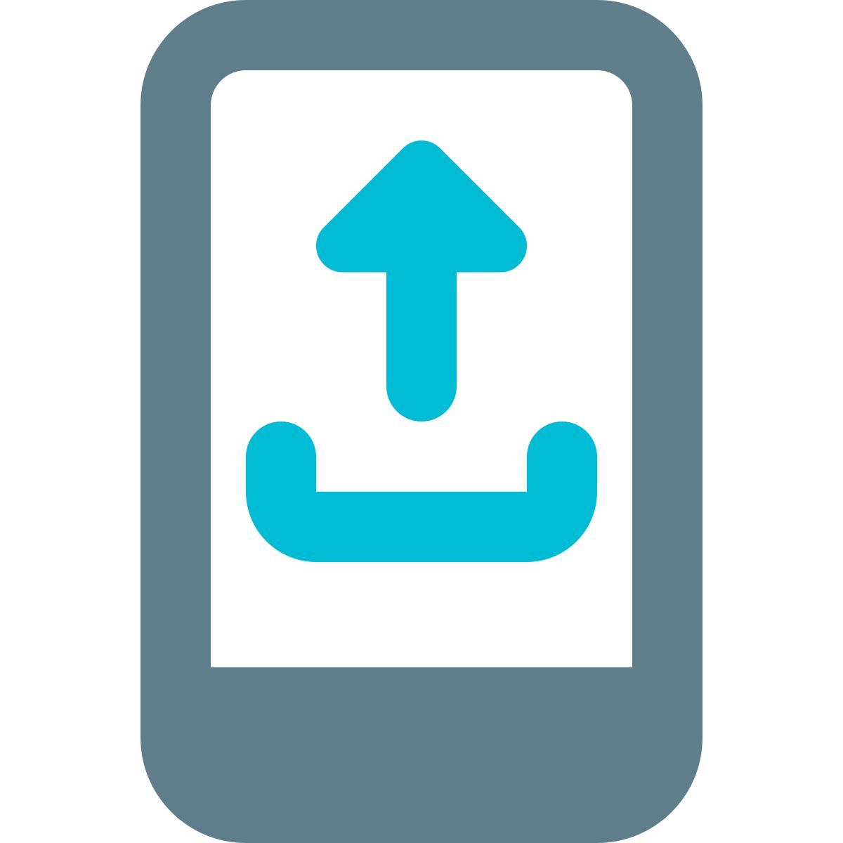 upload mobile data icon