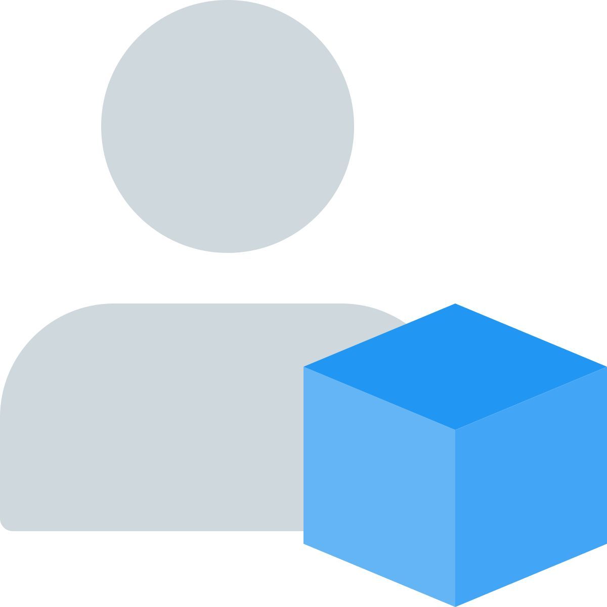 user 3d model icon