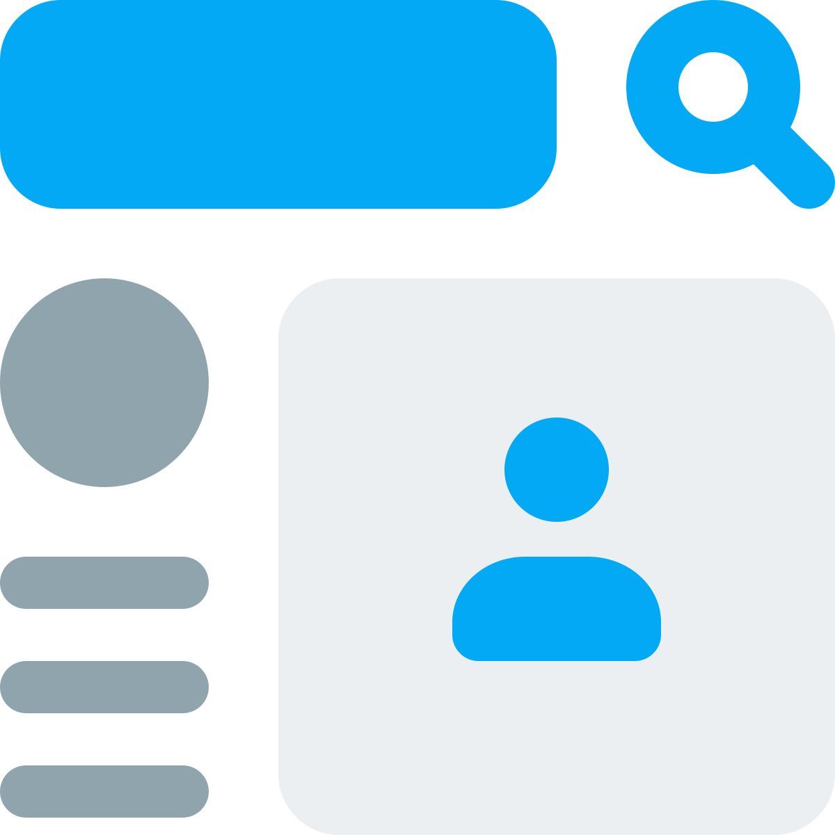 Pesquisar por usuário icon