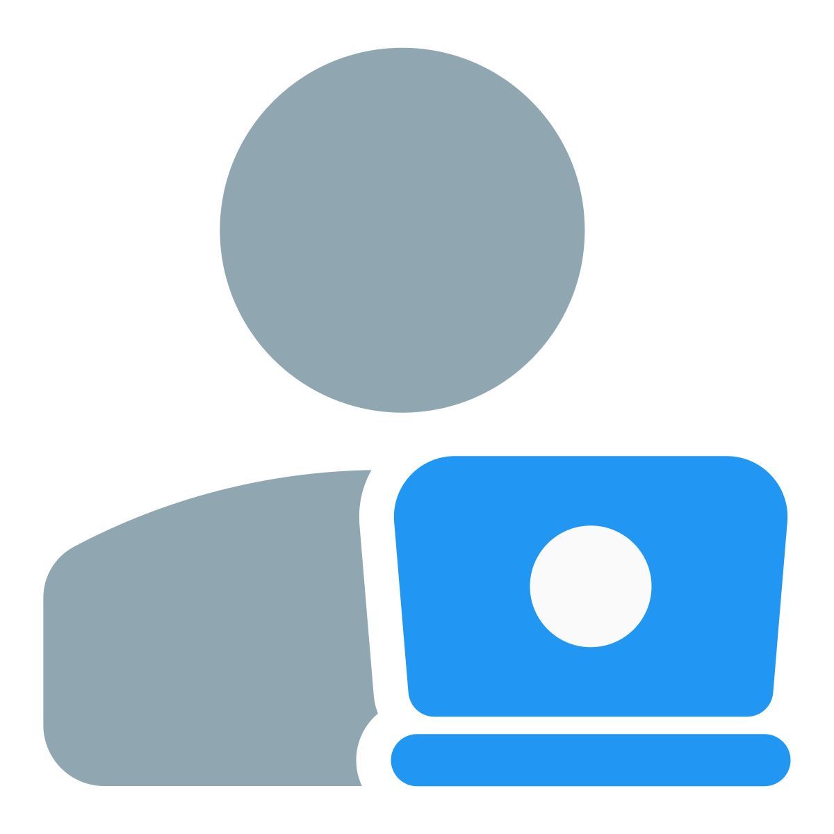 utilisateur d'ordinateur portable icon