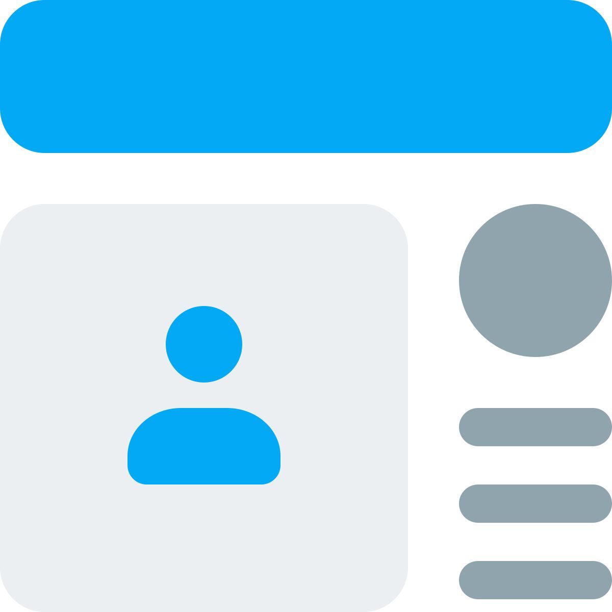 social media profile icon