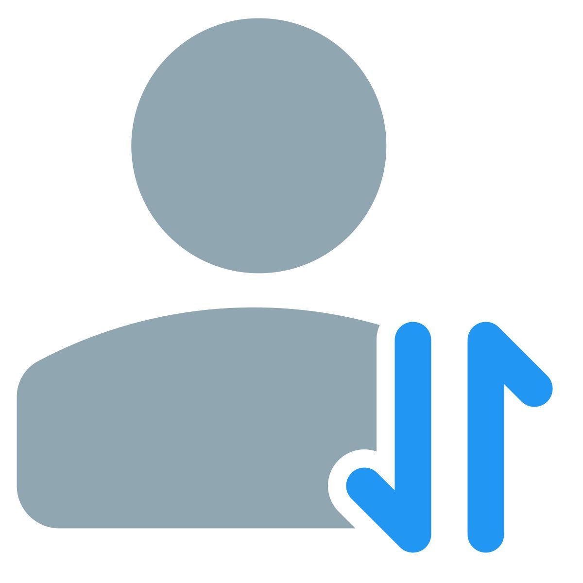 user data exchange icon