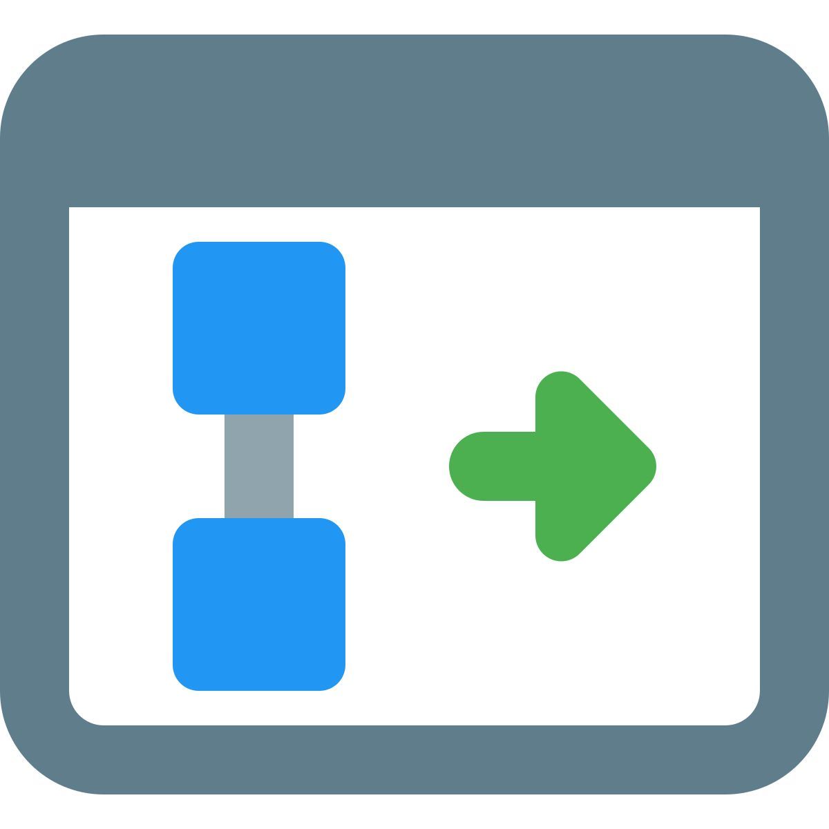 web vertical right icon