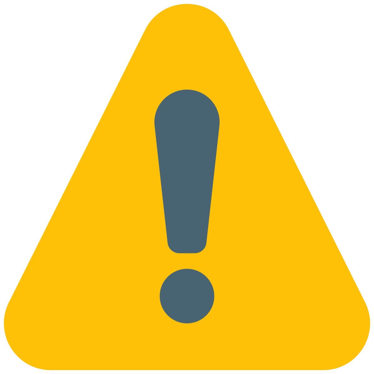 warning sign icon