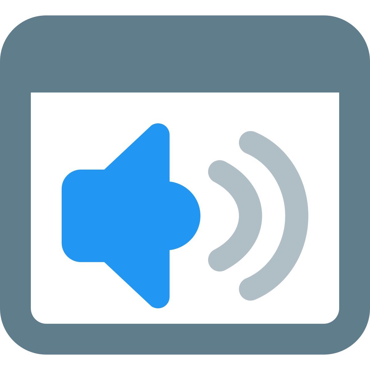 browser sound icon