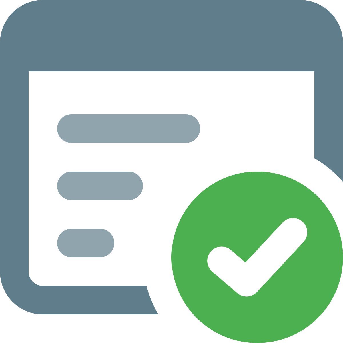 web checklist icon