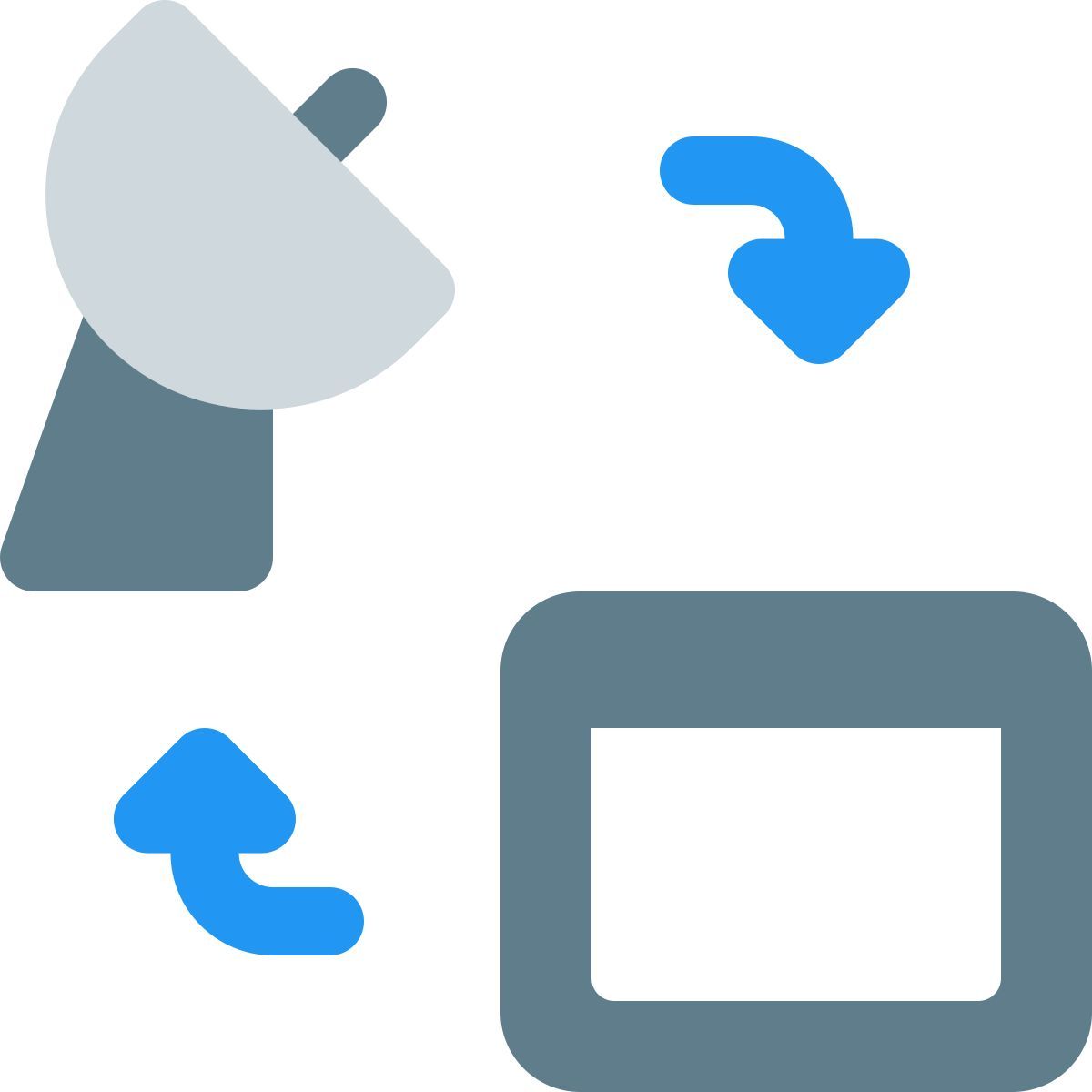 web vers antenne parabolique icon