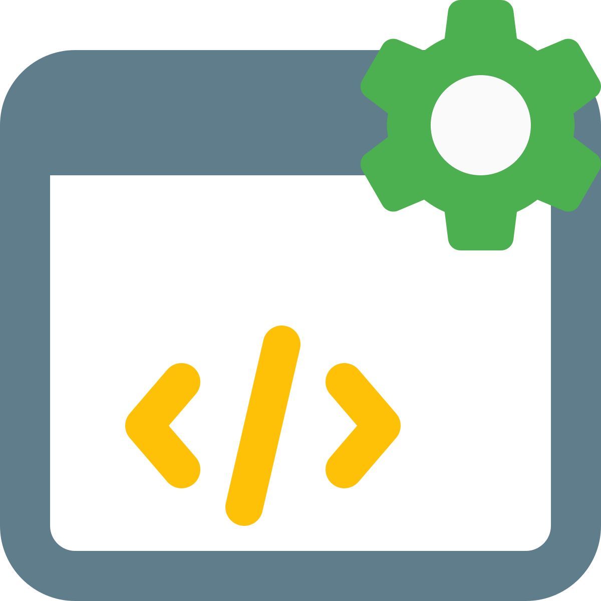 code settings web icon