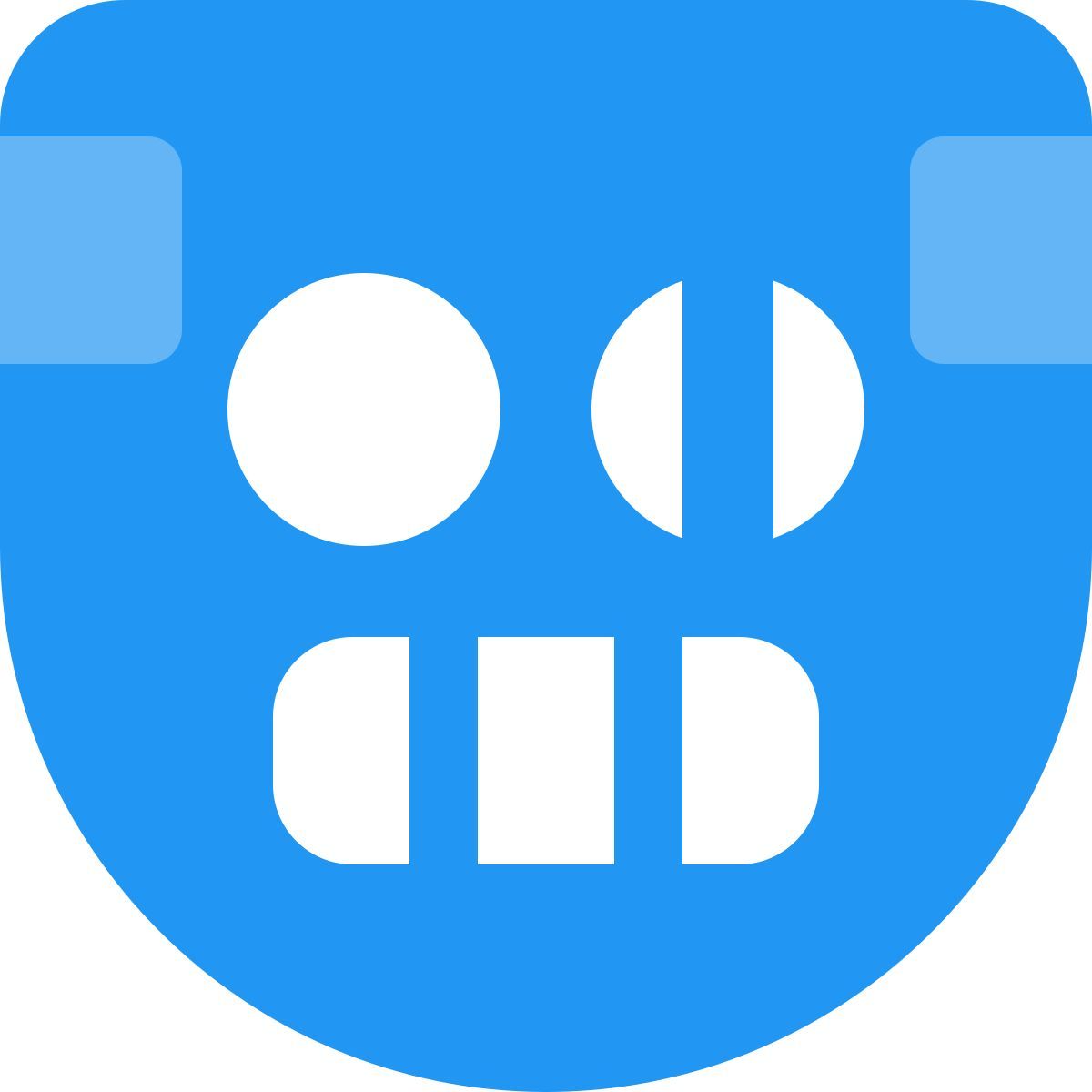 strana maschera da robot icon