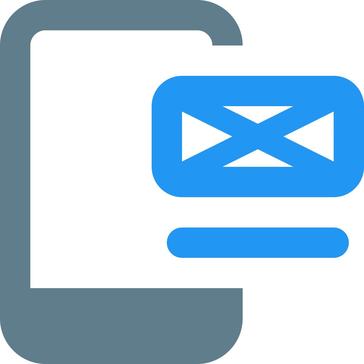 mobile app wireframe icon