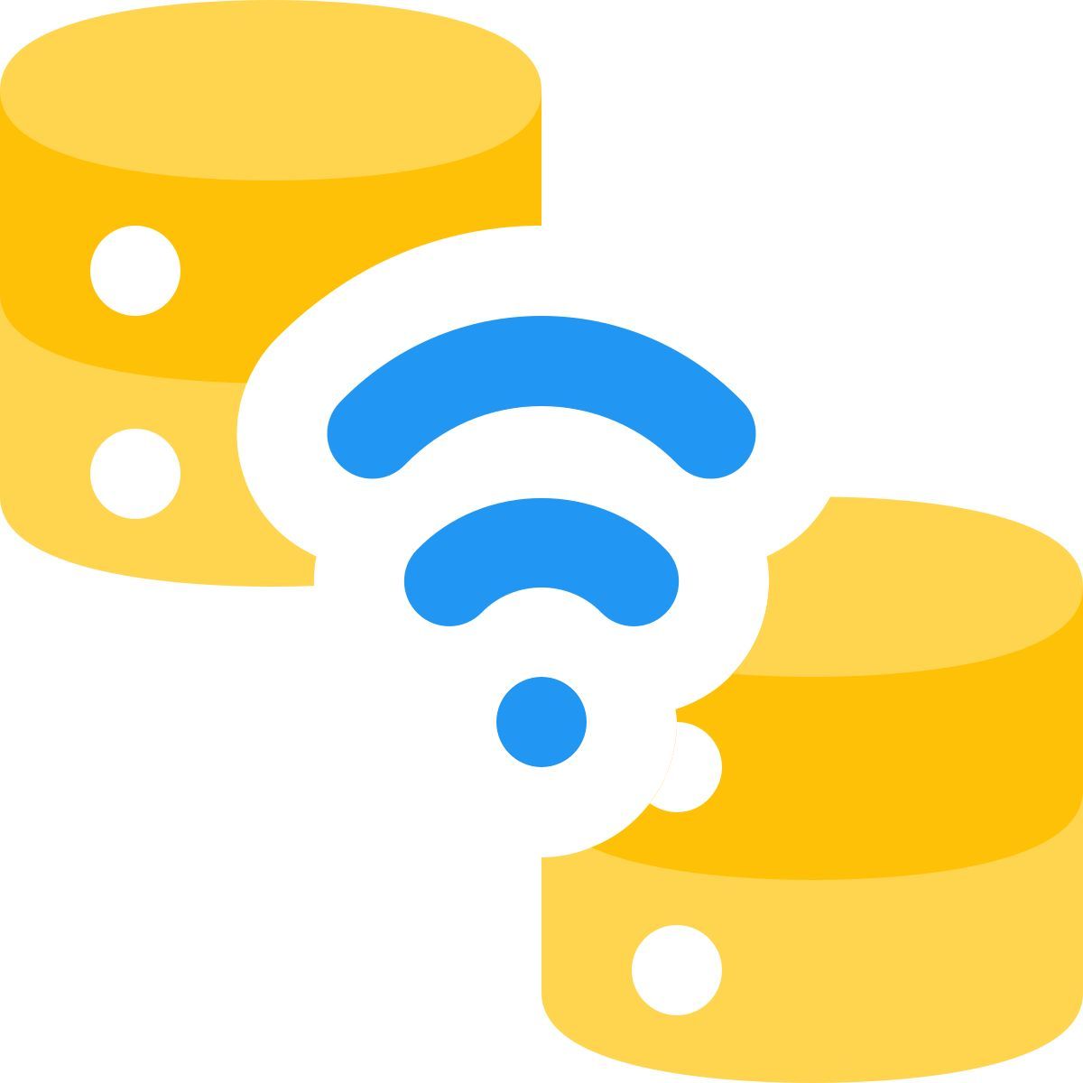 sincronización inalámbrica de bases de datos icon