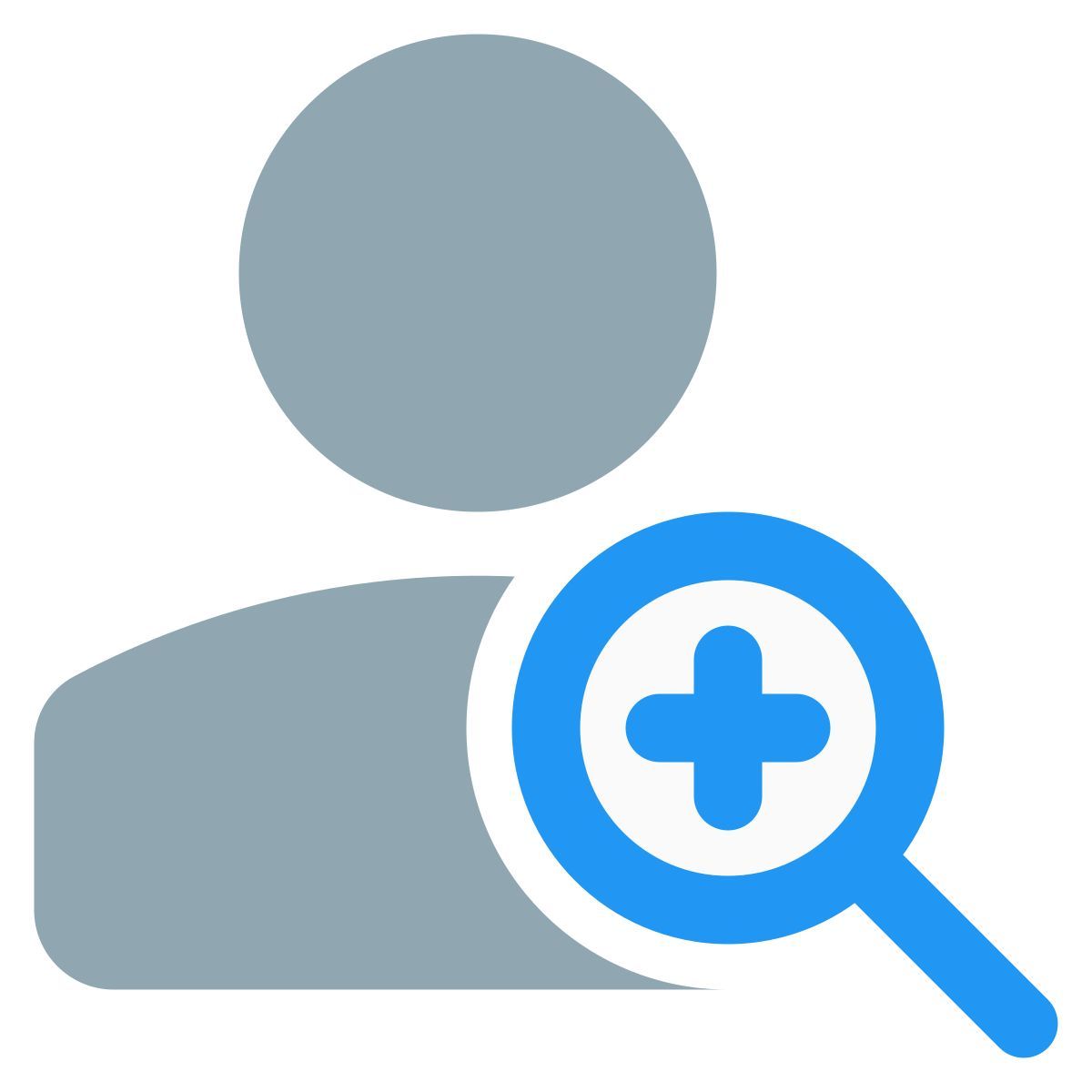 benutzer vergrößern icon