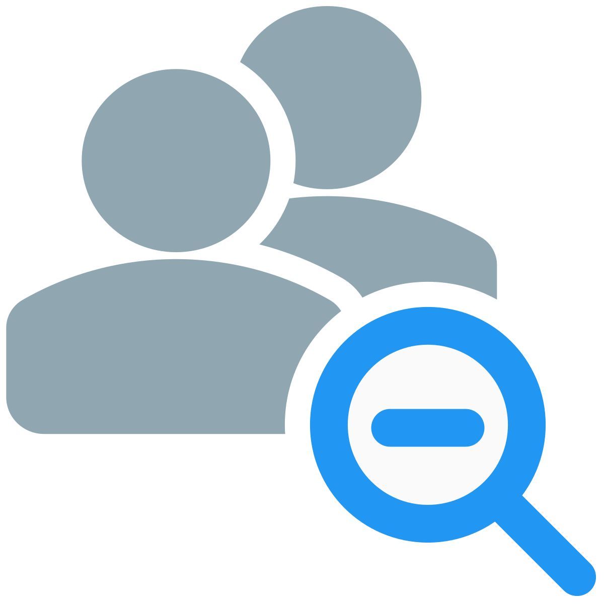 benutzer verkleinern icon
