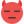 Expressionless devil with pair of horn emoji icon