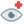 Ophthalmology department for eye care in a same hospital building icon