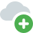 external add-data-on-cloud-network-storage-online-cloud-color-tal-revivo icon