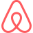 external airbnb-hassel-free-room-rental-service-logotype-logo-color-tal-revivo icon