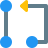 external algorithm-diagram-from-one-node-to-another-node-pathway-development-color-tal-revivo icon