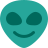 external alien-head-emoji-used-in-instant-messenger-chat-smiley-color-tal-revivo icon