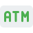 external automated-teller-machine-for-making-financial-transactions-from-a-bank-account-money-color-tal-revivo icon