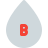 external blood-group-type-b-representation-isolated-on-white-background-blood-color-tal-revivo icon