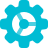 external cog-wheel-for-application-and-computer-management-setting-color-tal-revivo icon
