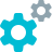 external cogs-used-for-setting-and-mantinance-in-computer-operating-system-setting-color-tal-revivo icon