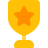 external defence-department-trophy-with-shield-shape-and-star-rewards-color-tal-revivo icon