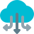 external downlink-from-cloud-network-server-isolated-on-a-white-background-server-color-tal-revivo icon