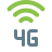 external fourth-generation-network-and-internet-connectivity-logotype-mobile-color-tal-revivo icon