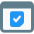 external internet-browser-with-a-reminder-tickmark-selection-votes-color-tal-revivo icon
