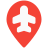 external location-of-airport-on-a-map-layout-airport-color-tal-revivo icon