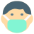 external man-wearing-mask-as-a-protection-from-airborne-diseases-hotel-color-tal-revivo icon