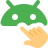 external mouse-pointing-device-connected-to-android-operating-system-development-color-tal-revivo icon