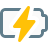external phone-charging-indication-logotype-with-bolt-logotype-battery-color-tal-revivo icon
