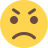 external sad-face-emoji-with-furrowing-eyebrows-expression-smiley-color-tal-revivo icon