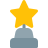 external star-trophy-for-outstanding-performance-isolated-on-white-background-rewards-color-tal-revivo icon