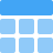 external top-bar-with-bottom-frame-grid-template-layout-grid-color-tal-revivo icon