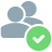 external verified-user-list-with-a-tick-mark-option-layout-classicmultiple-color-tal-revivo icon