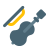 external violin-with-a-bow-and-strings-for-a-stage-show-music-instrument-color-tal-revivo icon