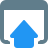 external web-browser-controlled-smart-home-isolated-on-white-background-house-color-tal-revivo icon