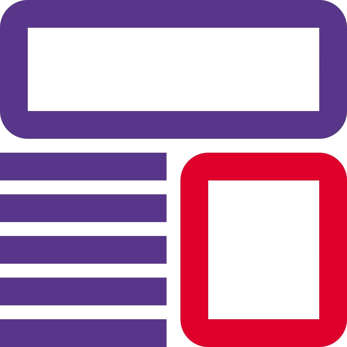 disposition du texte icon