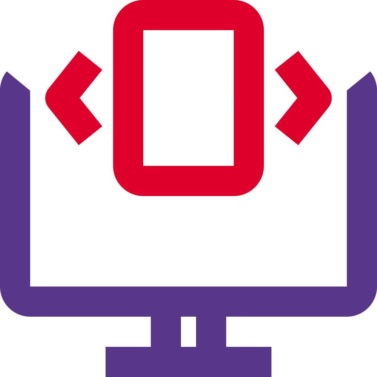 curseur d'écran horizontal icon