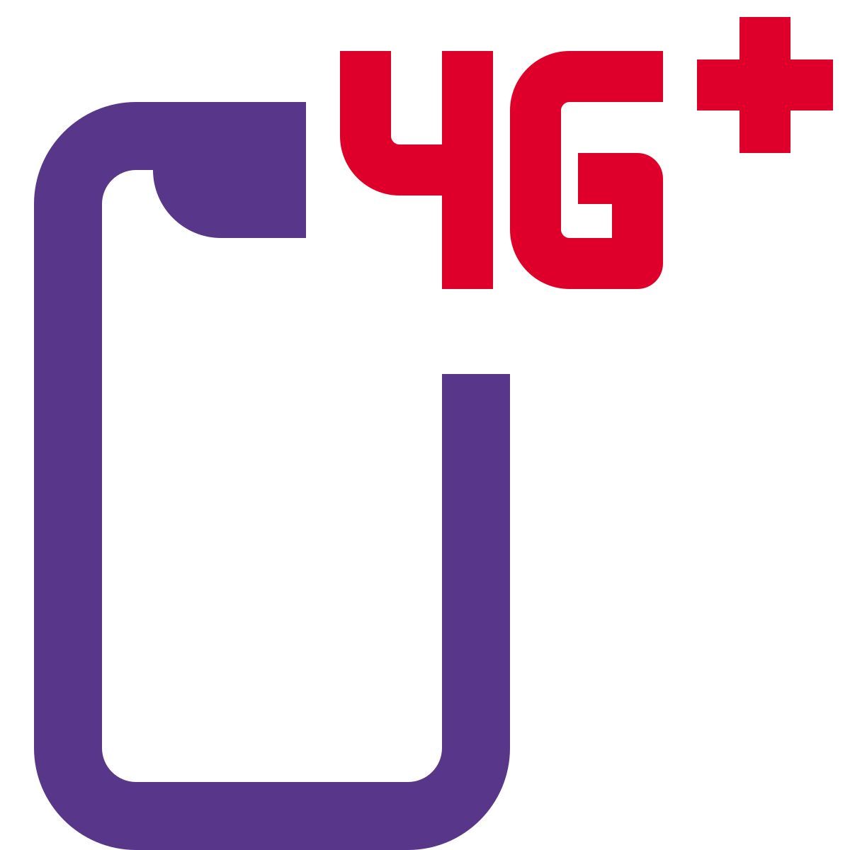 telefone 4g plus icon