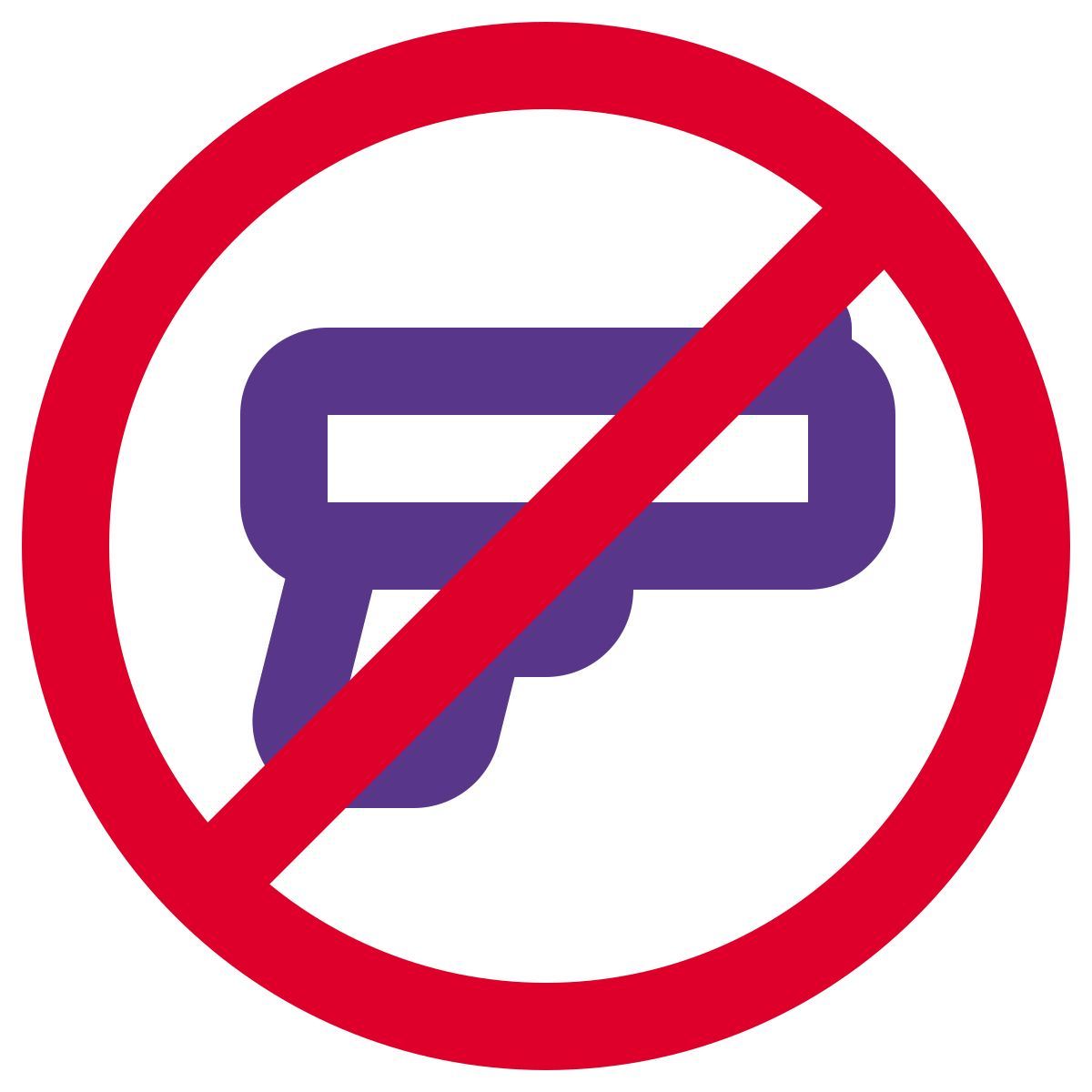 no weapons icon