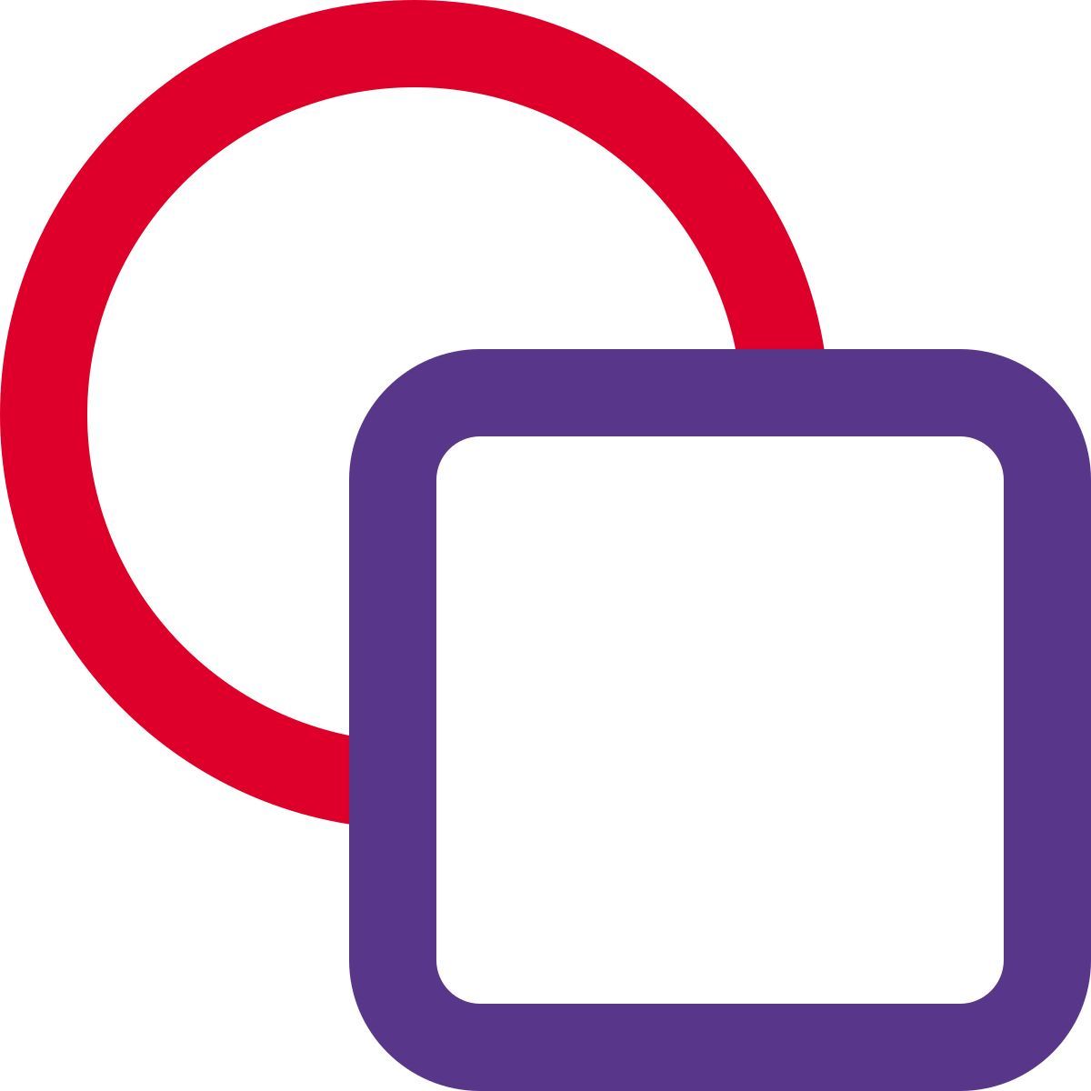 assorted shape tool selector for designing application icon