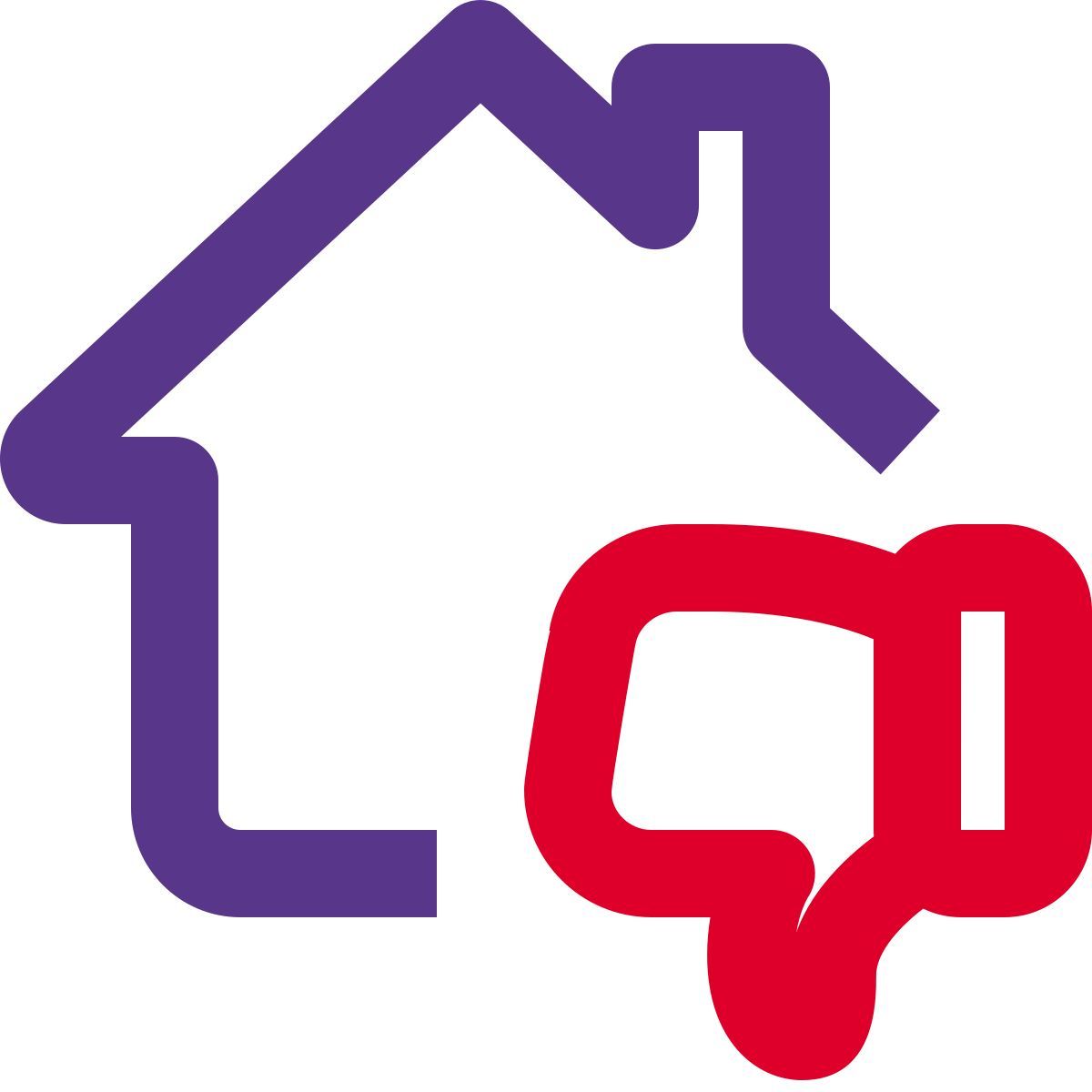 property negative review icon