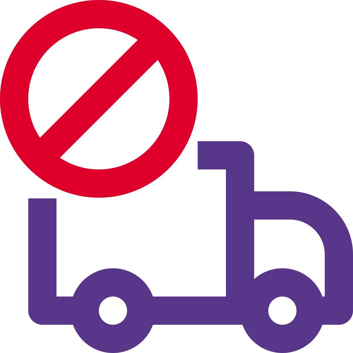 stop truck icon