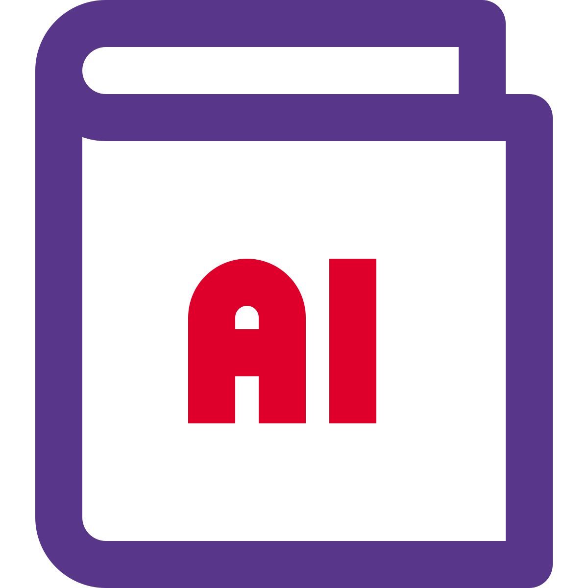 Libro di intelligenza artificiale icon
