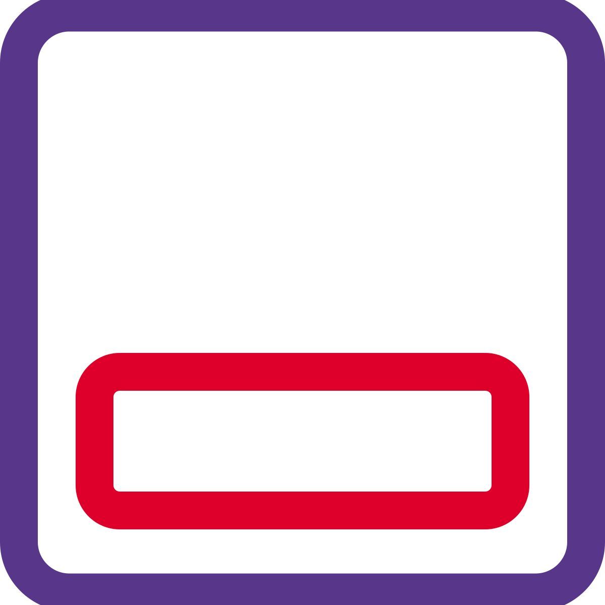 bottom alignment setting adjust layout footer edit position button icon